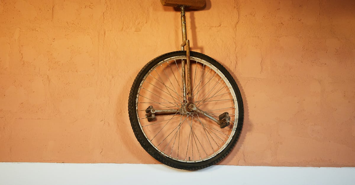 Why are brick ovens used to make pizza? - Old shabby unicycle hanging on brick wall Why are brick ovens used to make pizza? - Old shabby unicycle hanging on brick wall