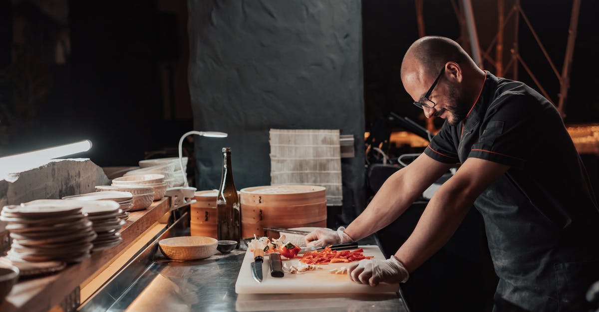 Why are chef's knives wide? - Man in Black Chef Uniform Standing by the Chopping Board Why are chef's knives wide? - Man in Black Chef Uniform Standing by the Chopping Board