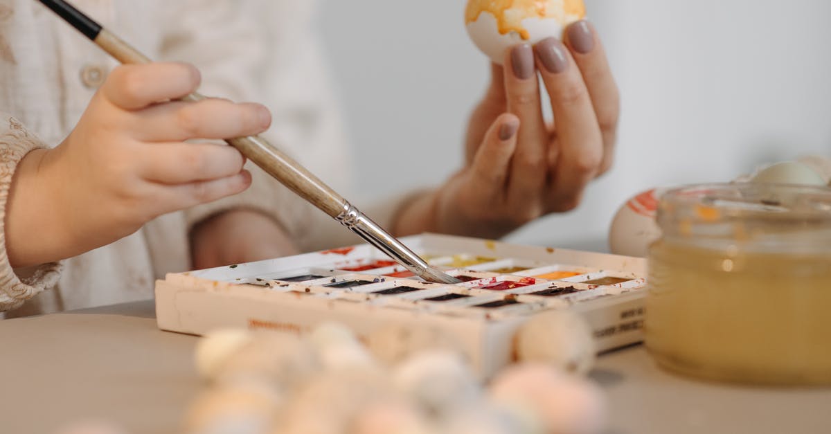 Why are croissants brushed twice with egg glaze? - People Coloring Eggs with Water Color Why are croissants brushed twice with egg glaze? - People Coloring Eggs with Water Color