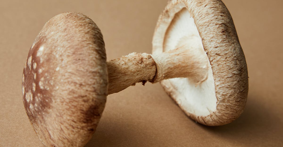 Why are many chinese sauces so dark? - High angle of brown beech mushrooms native to Asian countries placed on beige background Why are many chinese sauces so dark? - High angle of brown beech mushrooms native to Asian countries placed on beige background