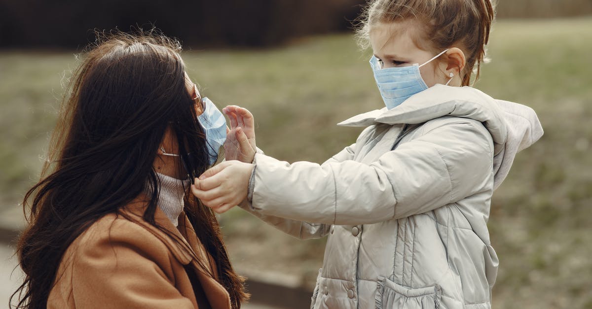 Why are mushrooms safe for everyone to touch at the supermarket? - Cute little girl in mask helping put on medical mask for mom in sunglasses during stroll in park Why are mushrooms safe for everyone to touch at the supermarket? - Cute little girl in mask helping put on medical mask for mom in sunglasses during stroll in park