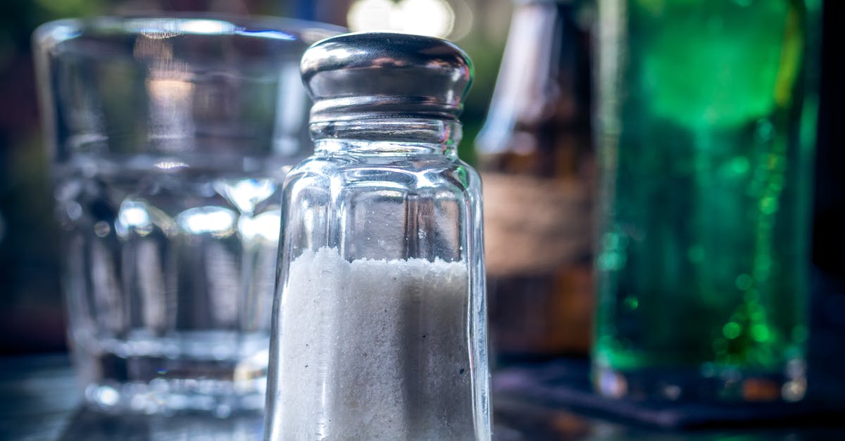 Why did my grandfather-in-law salt his beer? - Selective Focus Photography of Clear Glass Condiment Shaker Why did my grandfather-in-law salt his beer? - Selective Focus Photography of Clear Glass Condiment Shaker