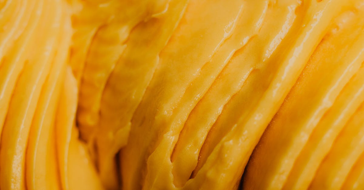 Why did my mango pickle become bitter? - Close-up of Creamy Yellow Ice Cream Why did my mango pickle become bitter? - Close-up of Creamy Yellow Ice CreamÂ