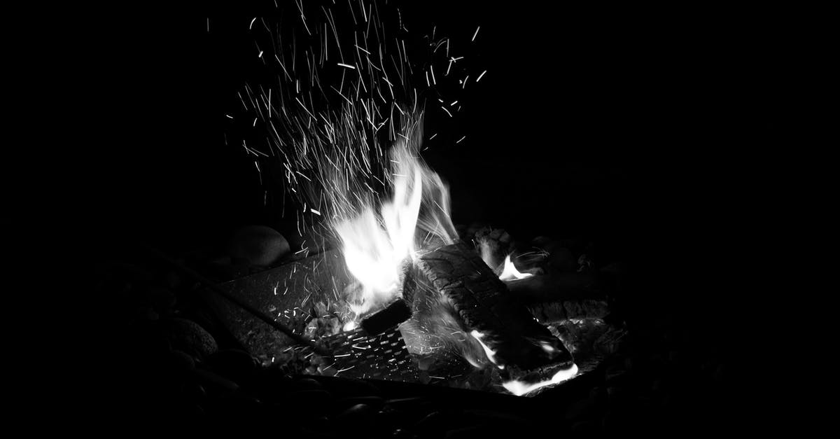 Why did my nougat burn? - Camping Fire during Nighttime