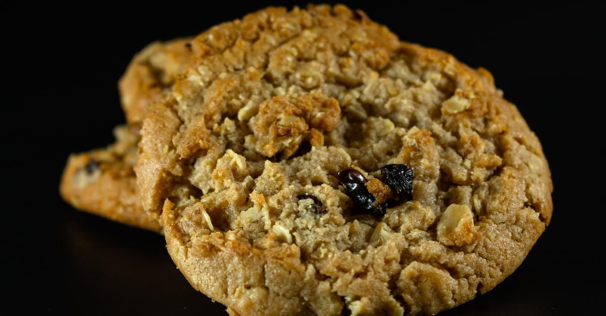 Why did my oatmeal and raisin cookies end up tasting soapy? - Close-Up Photo of an Oatmeal Cookie with Raisins Why did my oatmeal and raisin cookies end up tasting soapy? - Close-Up Photo of an Oatmeal Cookie with Raisins