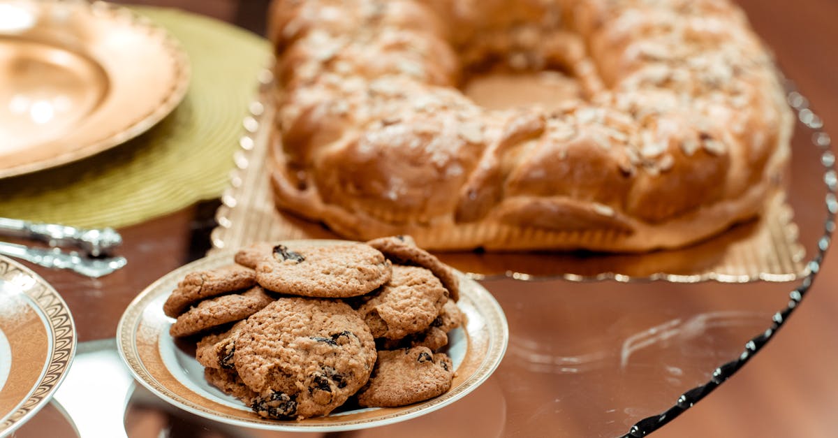Why did my oatmeal and raisin cookies end up tasting soapy? - Cookies on Plate on Table Why did my oatmeal and raisin cookies end up tasting soapy? - Cookies on Plate on Table