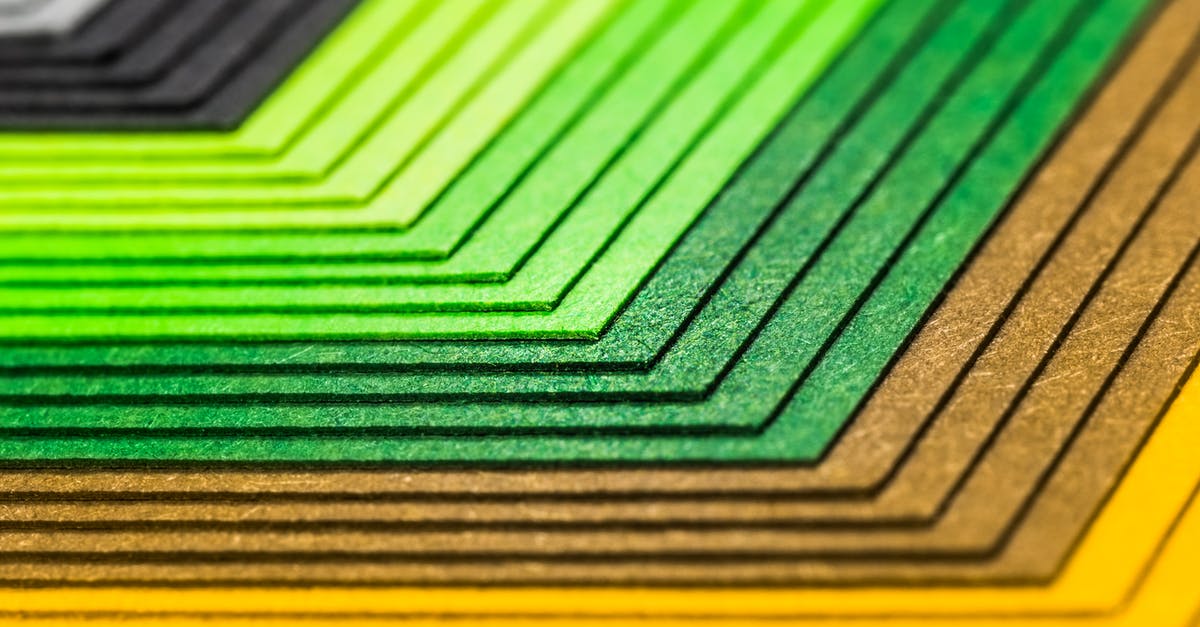 Why do gelatin sheets have a diamond pattern? - Green Brown and Yellow Shade