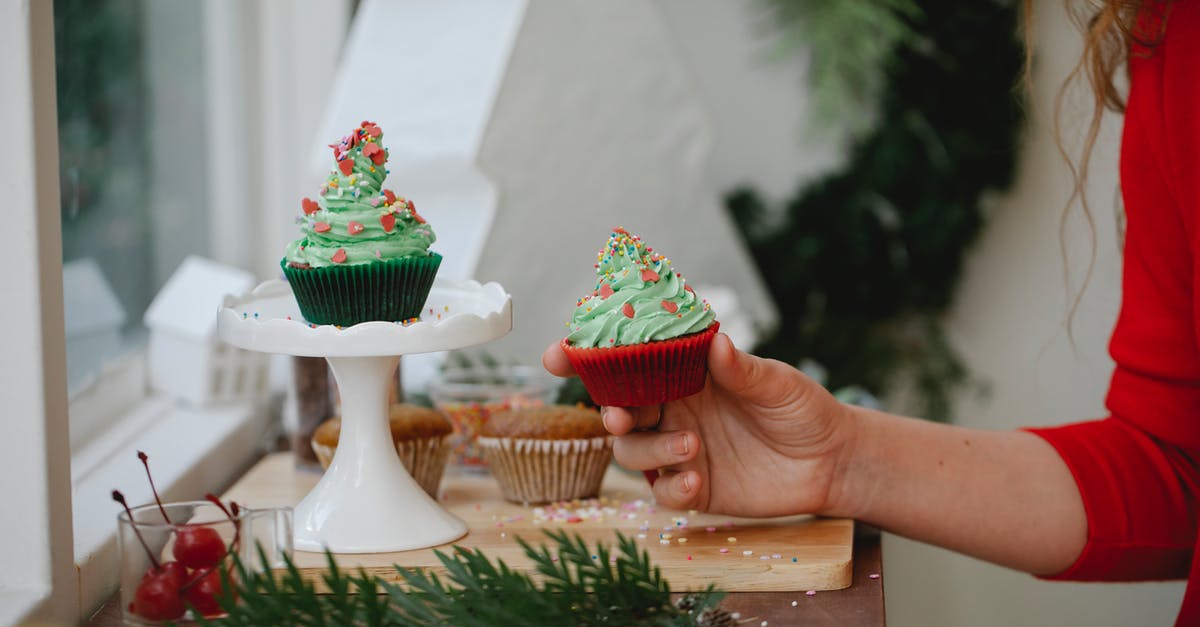 Why do my muffin tops lean? - Woman with homemade muffins in kitchen Why do my muffin tops lean? - Woman with homemade muffins in kitchen