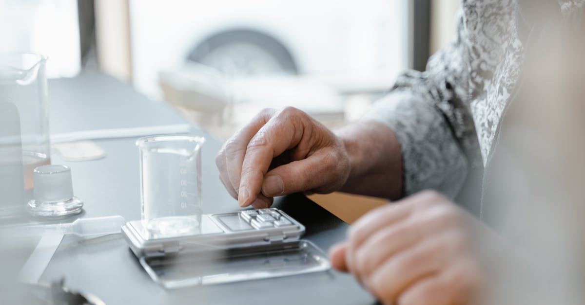 Why do my weighing scales have ml and g? - A Beaker on a Digital Scale Why do my weighing scales have ml and g? - A Beaker on a Digital Scale