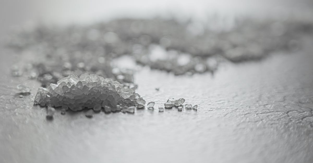 Why do so many dessert/biscuit recipes have salt in them? - Salt in White Surface Why do so many dessert/biscuit recipes have salt in them? - Salt in White Surface