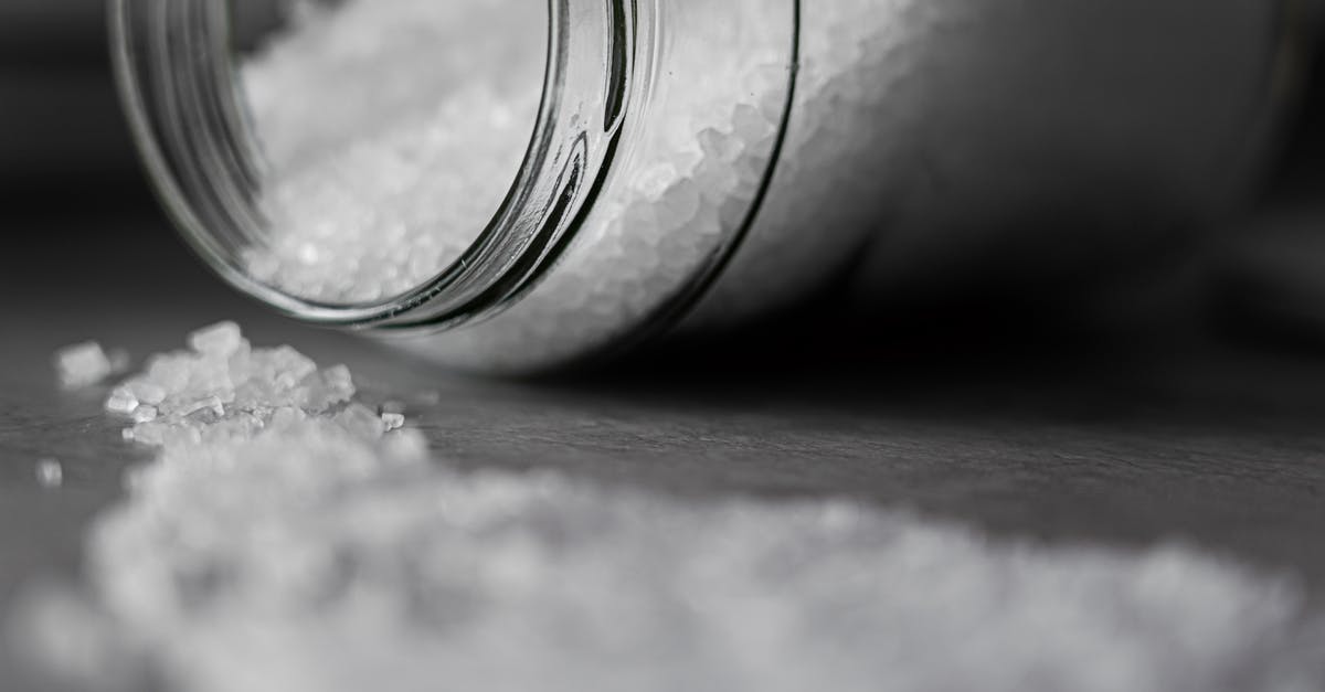 Why do so many dessert/biscuit recipes have salt in them? - Selective Focus Photo of Salt in Glass Jar Why do so many dessert/biscuit recipes have salt in them? - Selective Focus Photo of Salt in Glass Jar