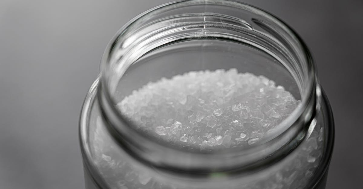 Why do so many dessert/biscuit recipes have salt in them? - Photo of Salt in Glass Jar Why do so many dessert/biscuit recipes have salt in them? - Photo of Salt in Glass Jar