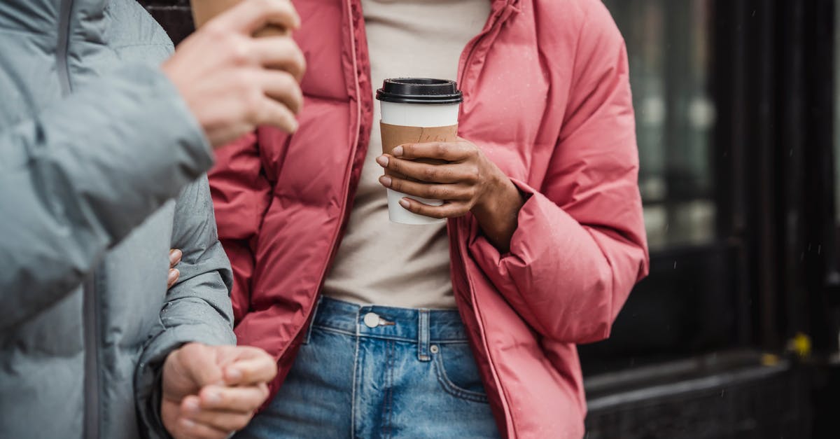 Why does caffeine taste bitter when added to tea? - Crop couple with takeaway coffee Why does caffeine taste bitter when added to tea? - Crop couple with takeaway coffee