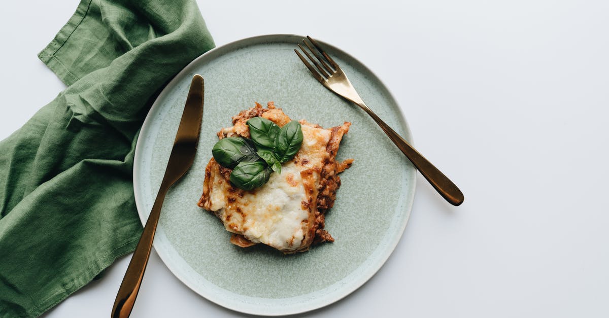 Why does Lasagna need to be baked? - Cheesy Baked Lasagna Slice in an Earthenware Why does Lasagna need to be baked? - Cheesy Baked Lasagna Slice in an Earthenware