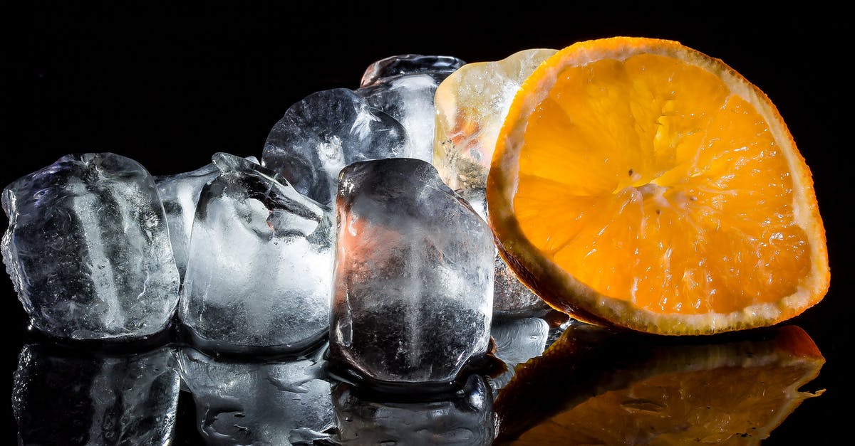 Why does my butter icing melt so quickly? - Slice of Orange and Ice Blocks