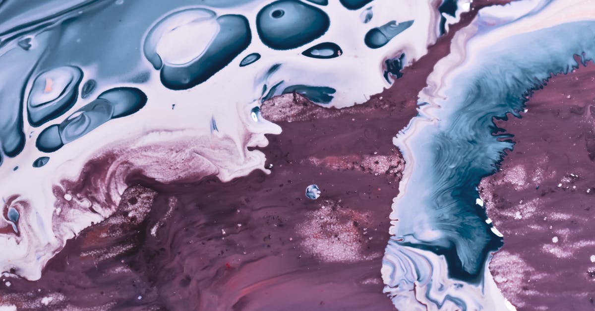 Why does my oil cake drop in the centre - Background of liquid paints mixing and creating abstract pattern Why does my oil cake drop in the centre - Background of liquid paints mixing and creating abstract pattern