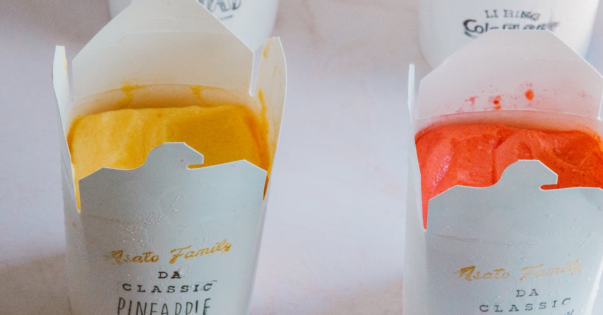 Why is my icecream bitter? - White and Yellow Plastic Bottle Why is my icecream bitter? - White and Yellow Plastic Bottle