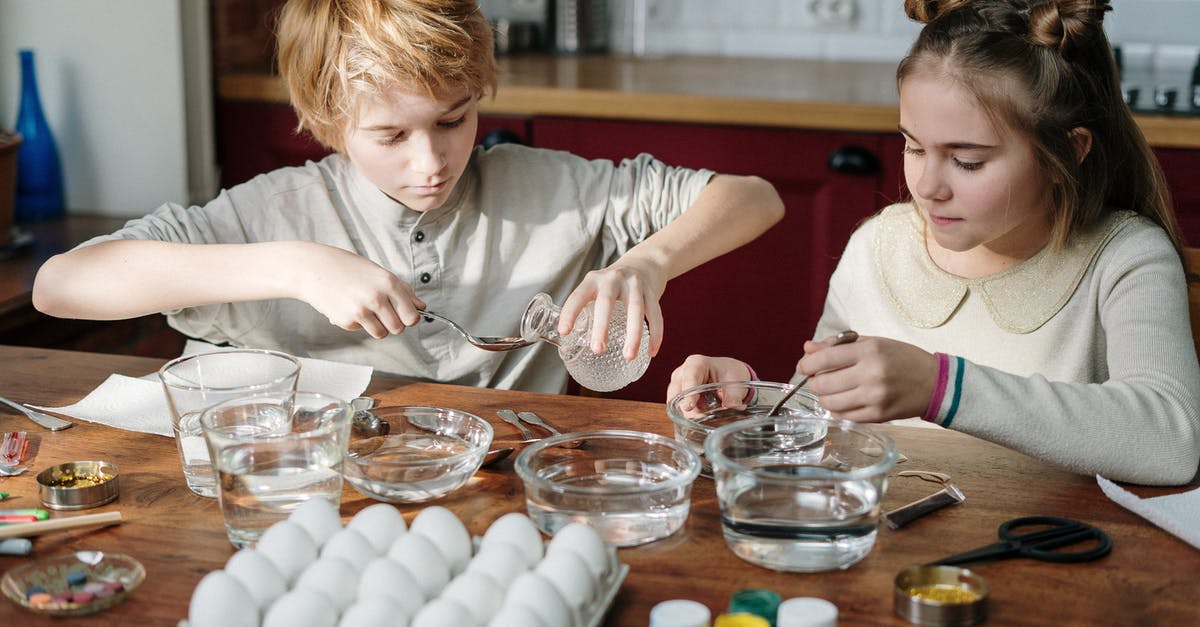 Why is water often added to the eggs when making omelettes? - Kids Making Their Own Easter Eggs Why is water often added to the eggs when making omelettes? - Kids Making Their Own Easter Eggs