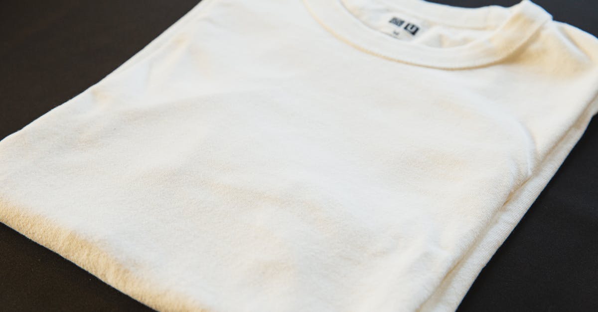 Why isn't my roti soft? - White folded male t shirt on dark background Why isn't my roti soft? - White folded male t shirt on dark background