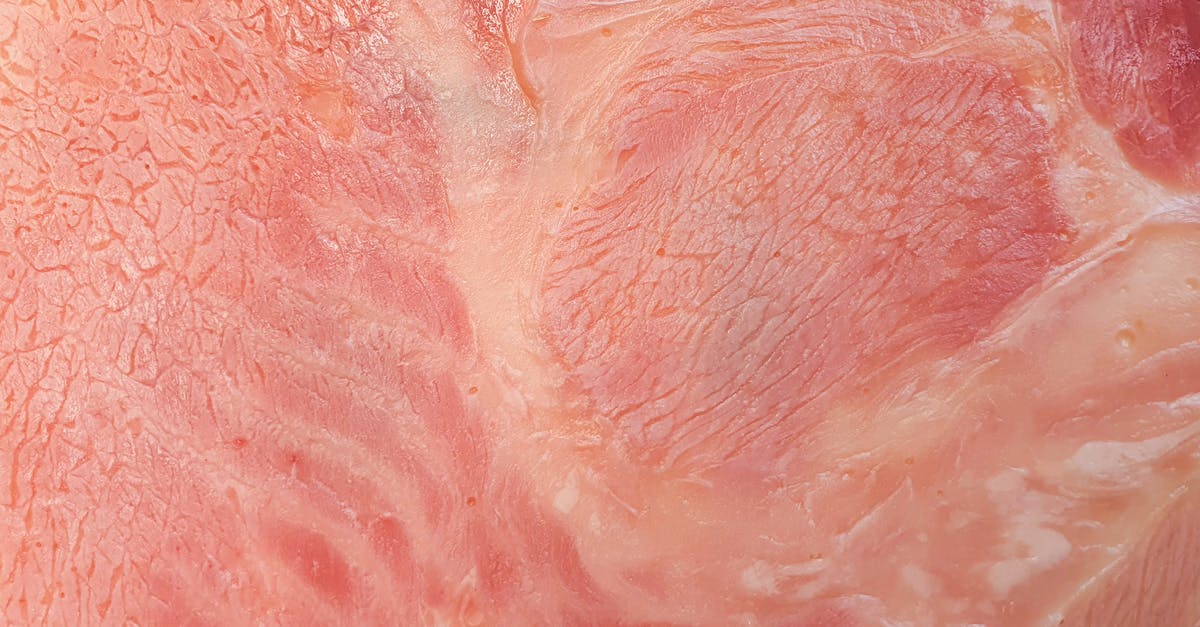 Why isn't my steak fat cooking? - Ham texture , meat background Why isn't my steak fat cooking? - Ham texture , meat background