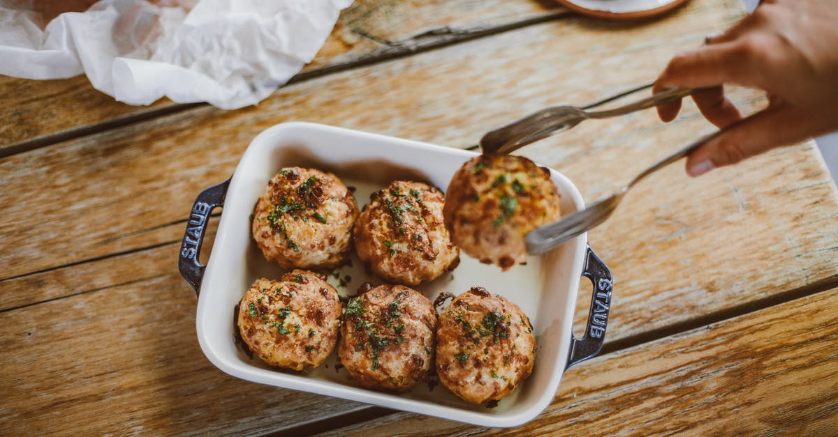 Why my meatballs sweated all of their fat? - Meatballs on Baking Tray Why my meatballs sweated all of their fat? - Meatballs on Baking Tray