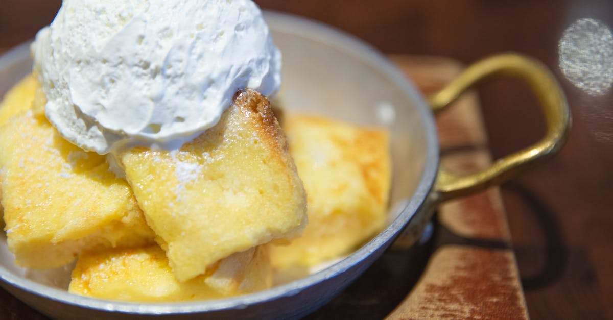 Why non-flavored variant is usually vanilla? - Delicious vanilla dessert with ice cream Why non-flavored variant is usually vanilla? - Delicious vanilla dessert with ice cream