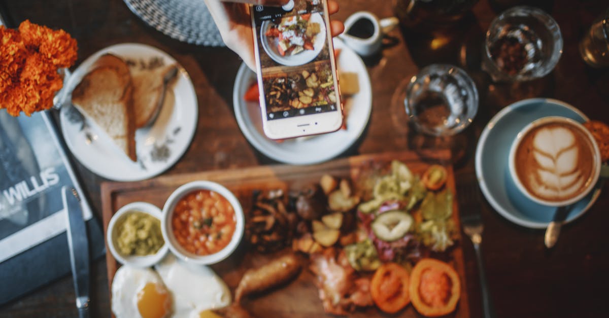 Why not use a polypropylene dish with carbonated drinks? - Faceless person taking picture of breakfast Why not use a polypropylene dish with carbonated drinks? - Faceless person taking picture of breakfast