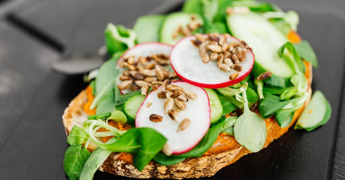 Why should pine seeds/nuts be pan-toasted without oil? - Brown Bread With Sliced Cucumber and Green Vegetable Why should pine seeds/nuts be pan-toasted without oil? - Brown Bread With Sliced Cucumber and Green Vegetable