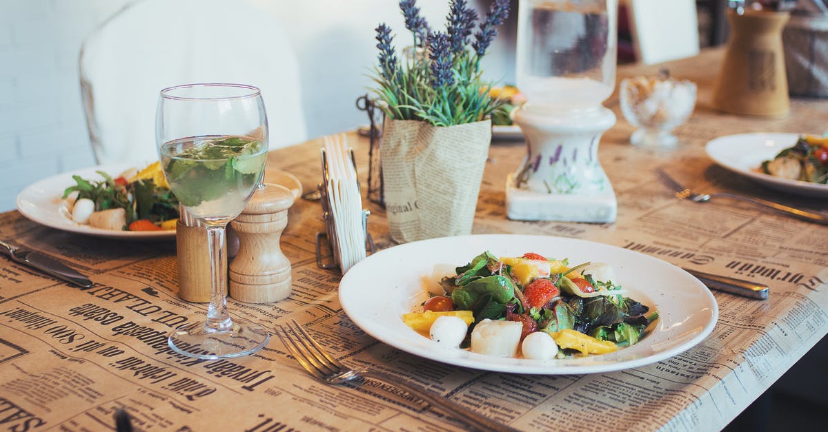 Why use an acid when doing a scallops dish? - Vegetable Salad on White Ceramic Plate