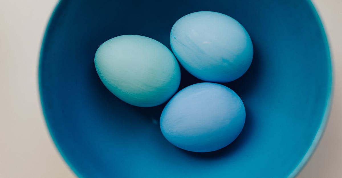 Why would eggs have blue in them? - Close-up Photo Of Blue Eggs On A Bowl Why would eggs have blue in them? - Close-up Photo Of Blue Eggs On A Bowl