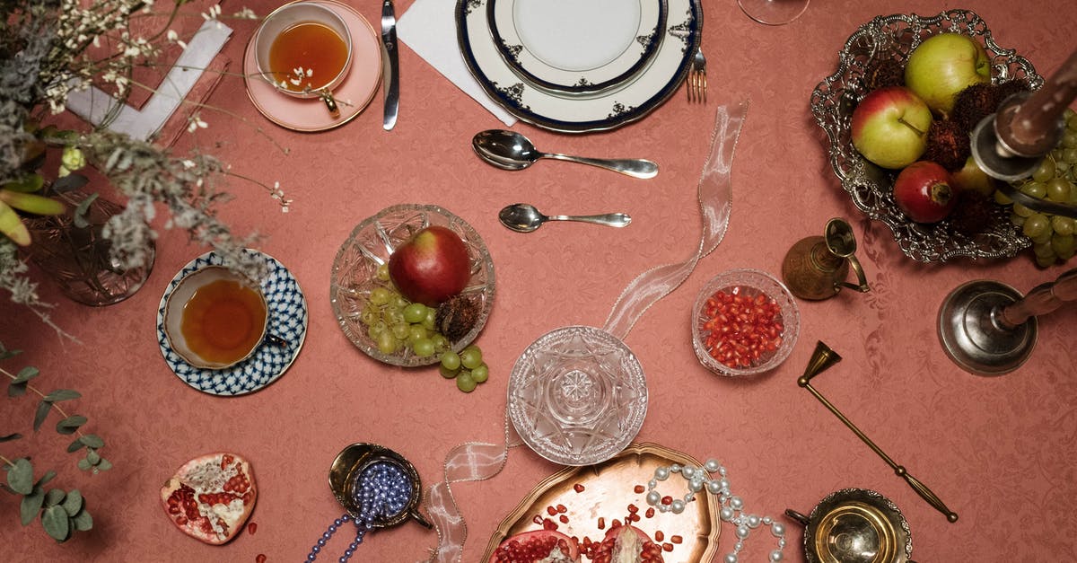 Why/when would grapes (and other fruits) have better flavor/texture when served chilled? [closed] - Cup of Tea and Fresh Fruits on the Table