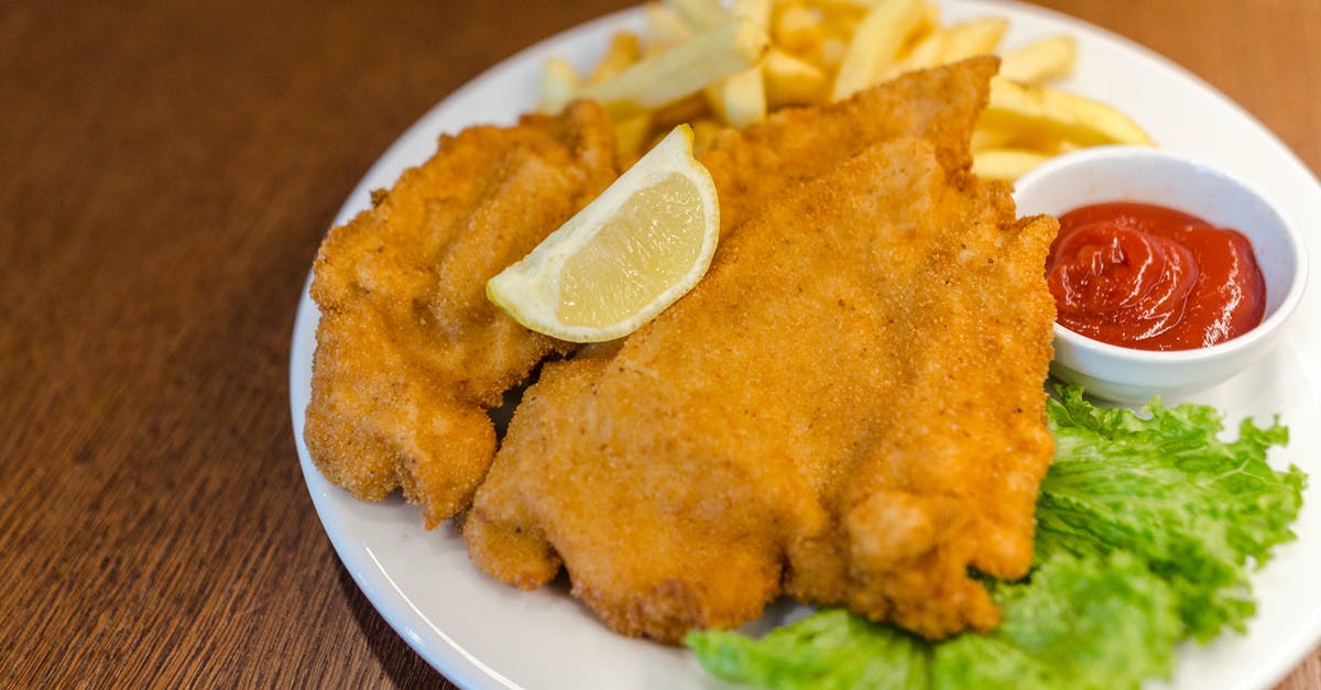 Will coated chicken fry up ok if not fried right away? - Fried Meat With Potato Fries and Ketchup Dip on Plate Will coated chicken fry up ok if not fried right away? - Fried Meat With Potato Fries and Ketchup Dip on Plate