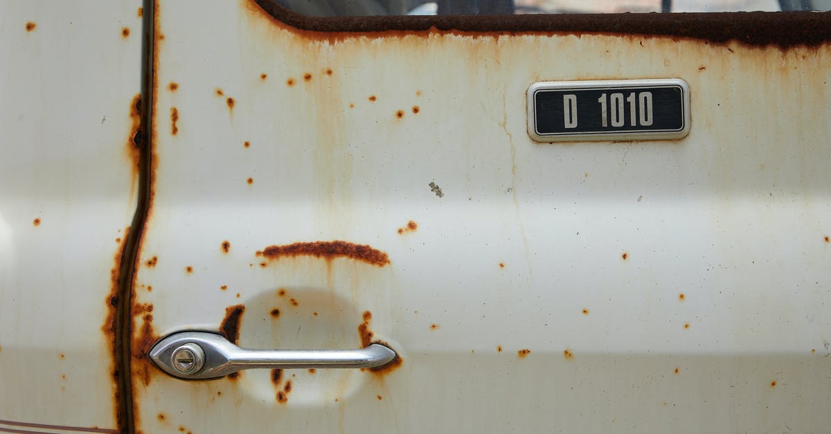 Will washing a certain part of my blender in the dishwasher ruin it? - Old rusty door of retro car Will washing a certain part of my blender in the dishwasher ruin it? - Old rusty door of retro car