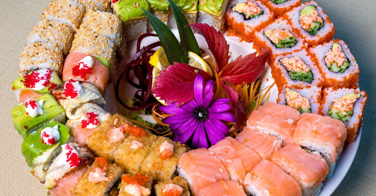 Yeast rolls spread when rising - A Platter of Assorted Sushi Yeast rolls spread when rising - A Platter of Assorted Sushi