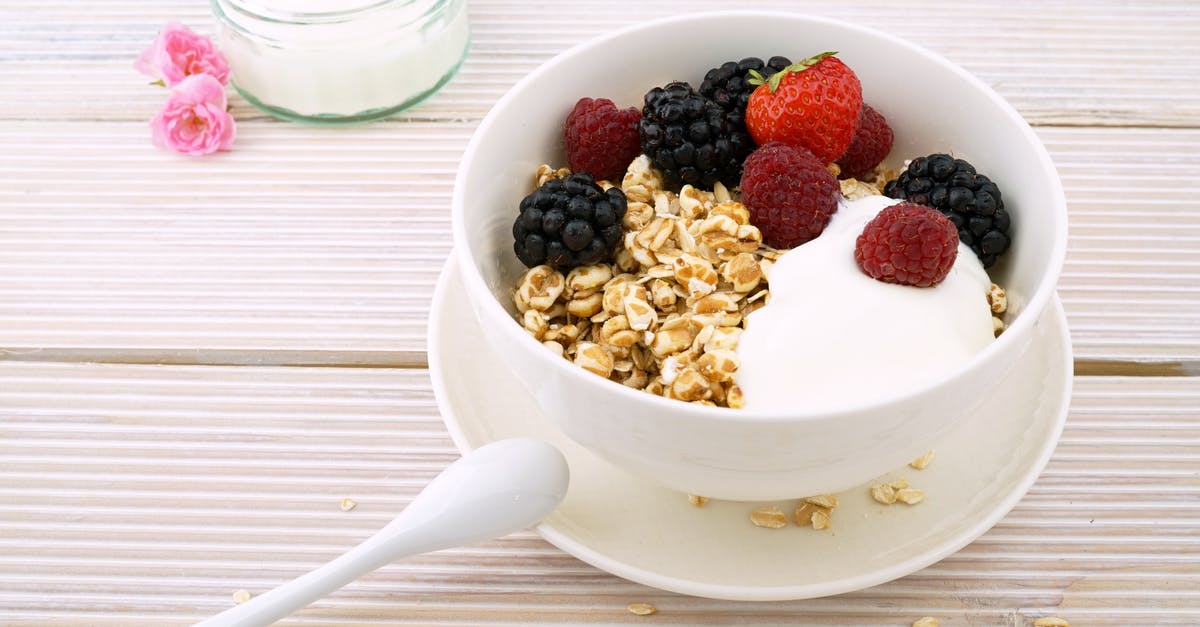 Yogurt + tahini = paste? - Red Strawberry and Raspberry on White Ceramic Bowl Yogurt + tahini = paste? - Red Strawberry and Raspberry on White Ceramic Bowl